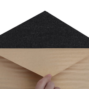 Alpha Acoustic Foam Panels | 12PCS | 35x30x0.9cm | Soundproof Absorption | Adhesive Black