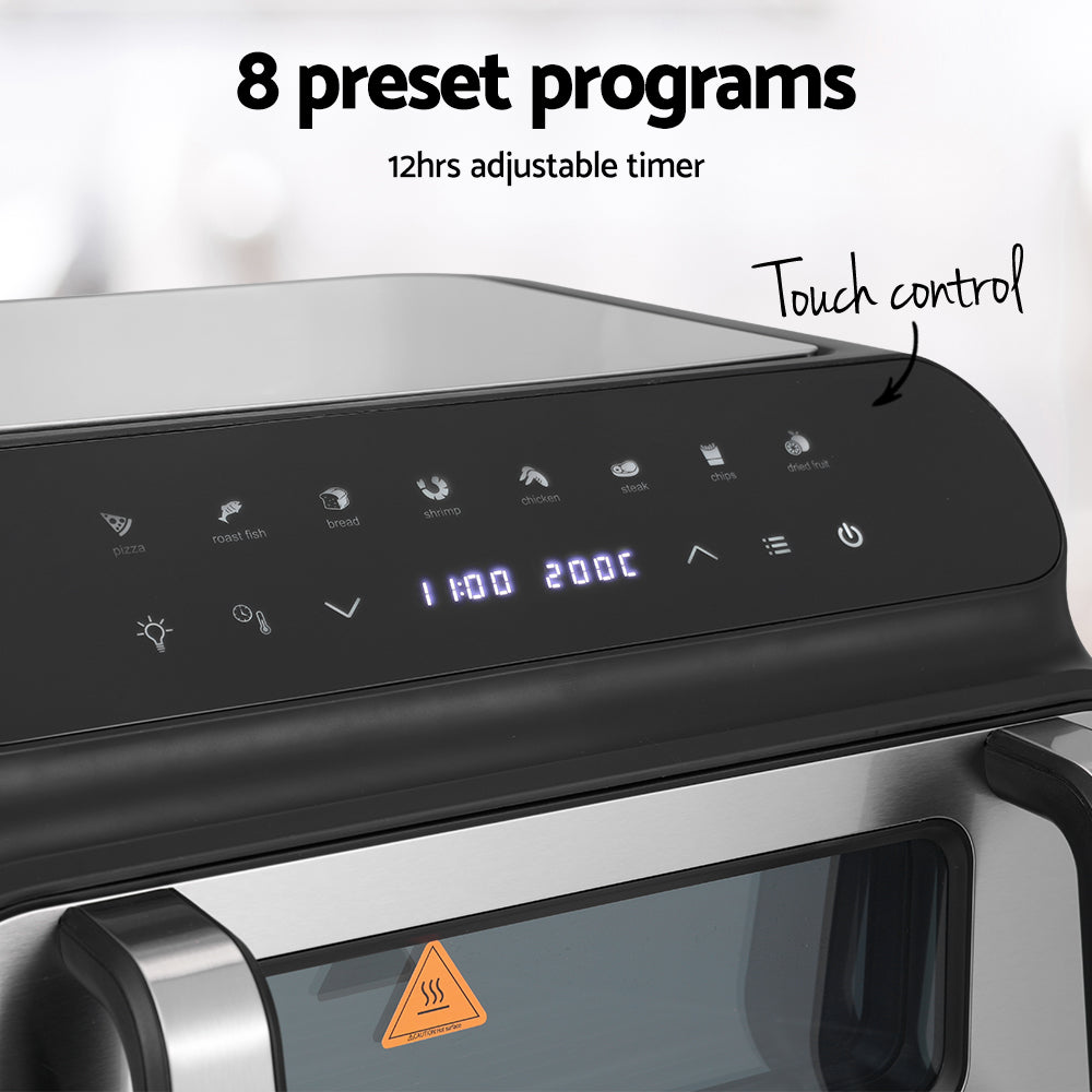 Devanti Air Fryer | 10L | LCD Kitchen Oven