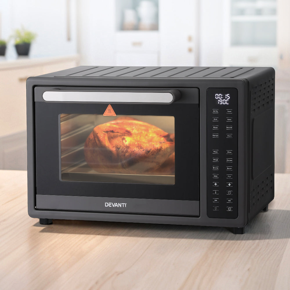 Devanti Air Fryer | 32L | LCD Touch Oven | 1700W