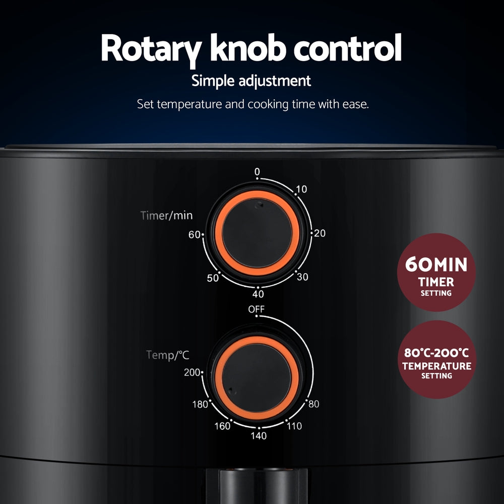 Air Fryer | 4L | Knob Control | 1500W