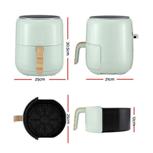 Air Fryer 5L | Touch Control | 1700W | Green Finish