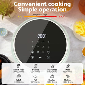 Air Fryer 5L | Touch Control | 1700W | Green Finish