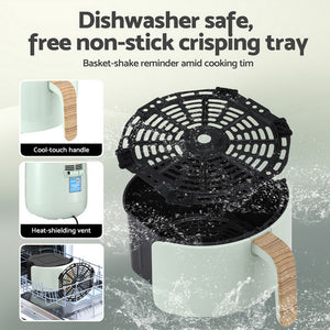 Air Fryer 5L | Touch Control | 1700W | Green Finish