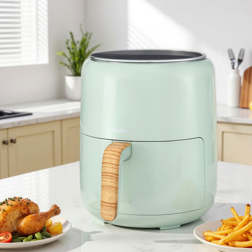 Air Fryer 5L | Touch Control | 1700W | Green Finish