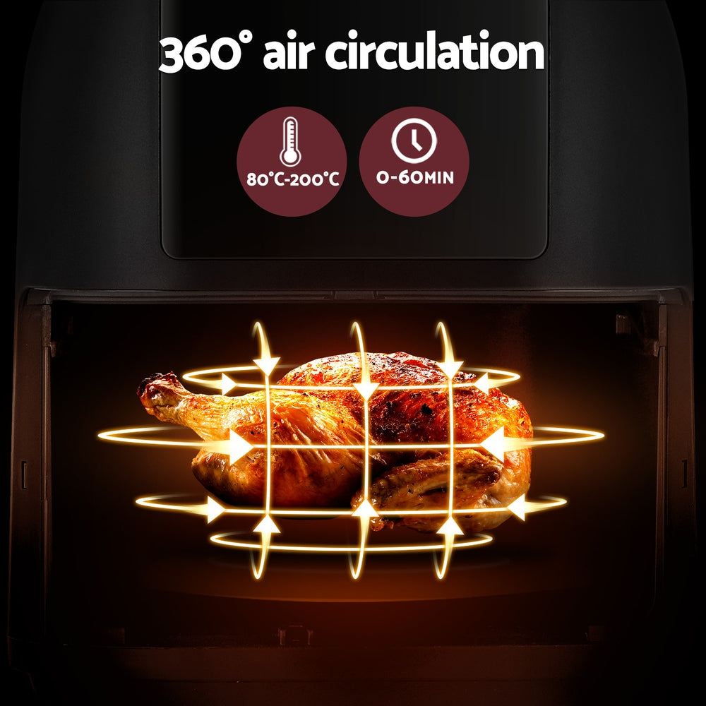 Devanti Air Fryer | 8L | LCD Fryers