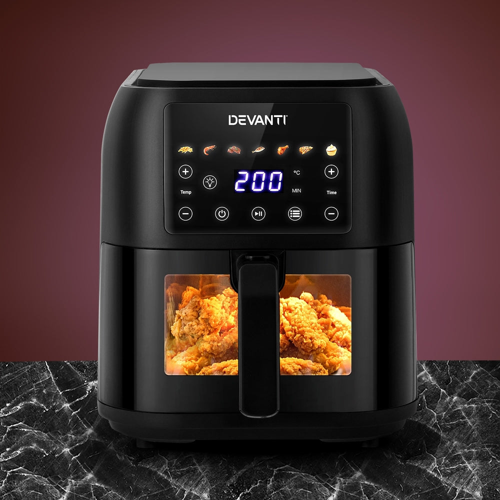 Devanti Air Fryer | 8L | LCD Fryers