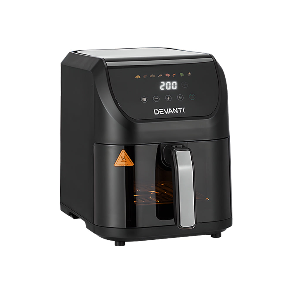 Devanti Air Fryer | 5L | LCD Touch | 1500W