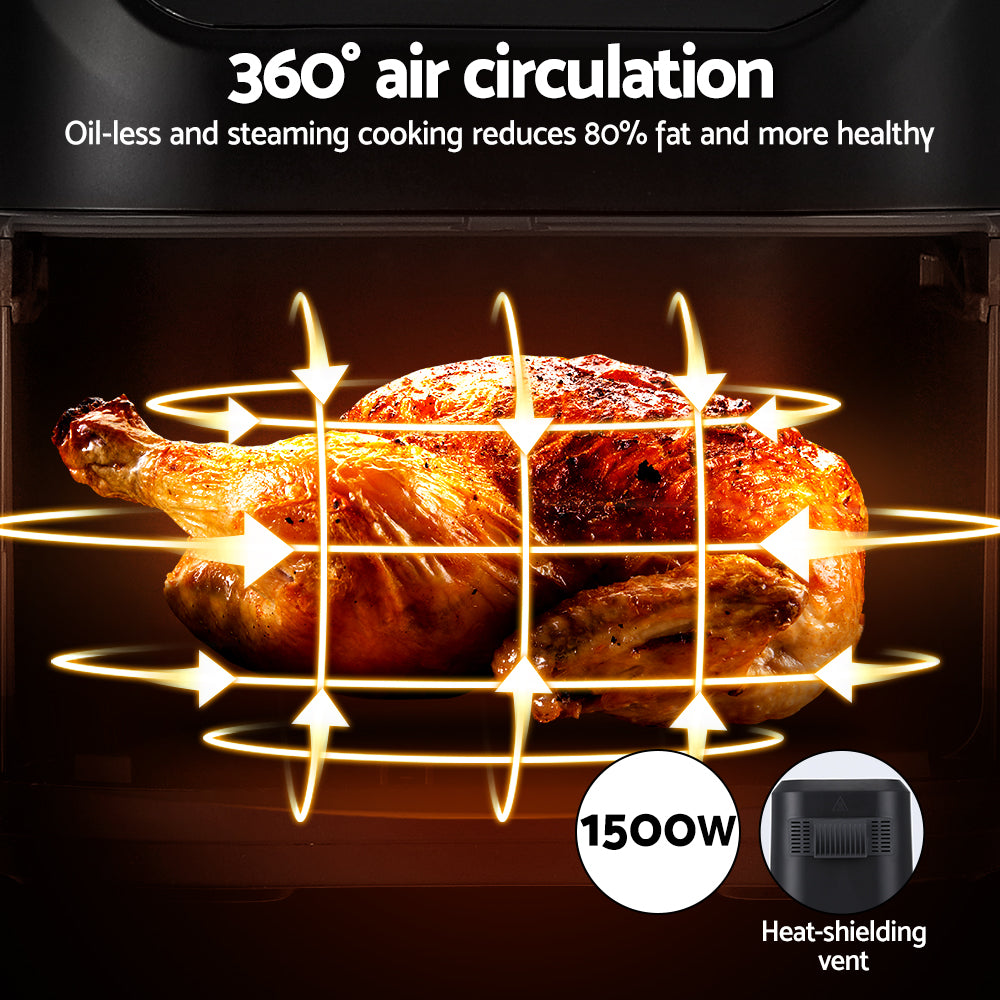 Devanti Air Fryer | 5L | LCD Touch | 1500W