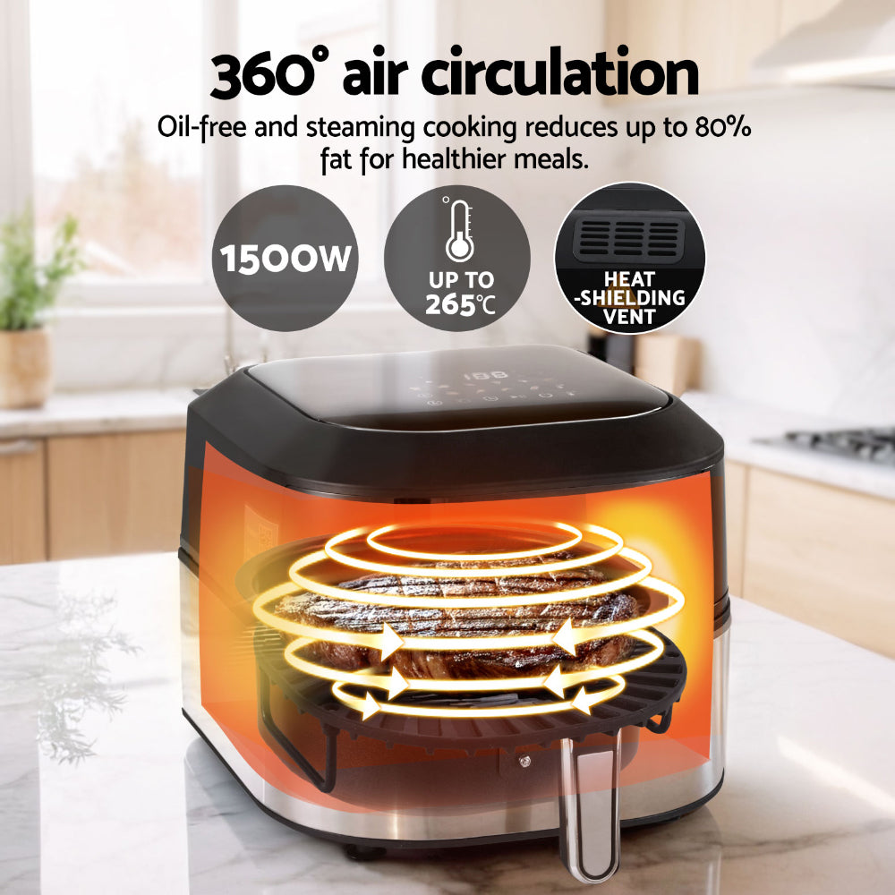 Air Fryer & Grill | 5.5L | LCD Fryer | 1500W