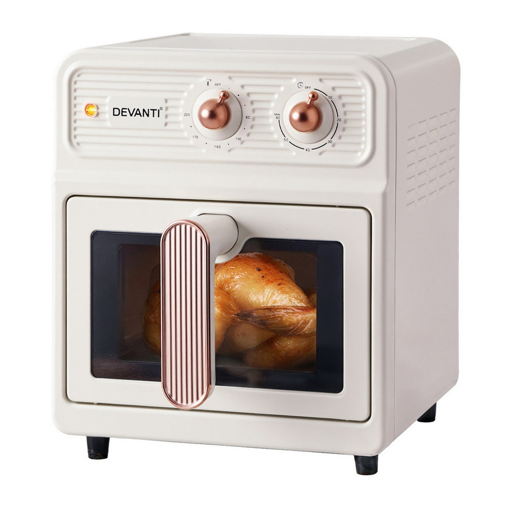 Air Fryer | 6L | 1700W | Knob Control | Cream
