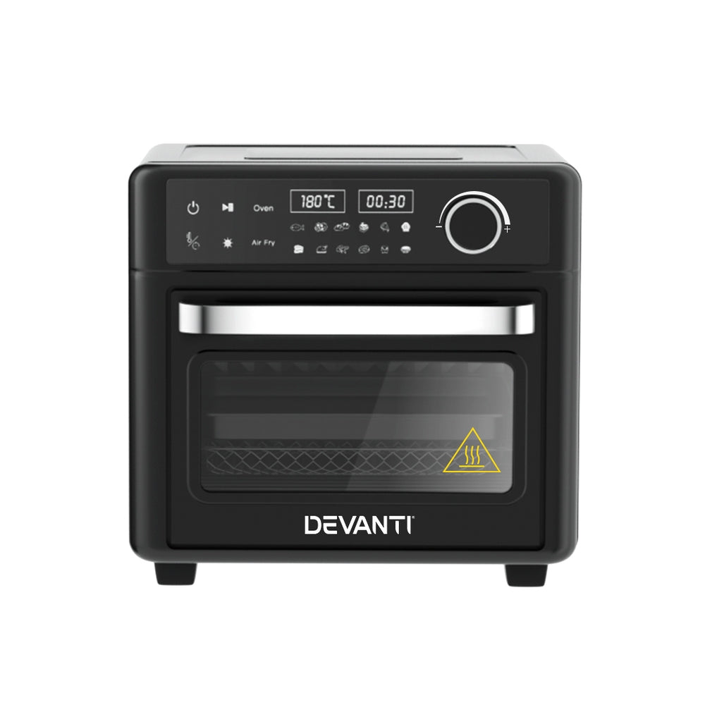 Devanti Air Fryer | 15L | LCD Fryers Oven