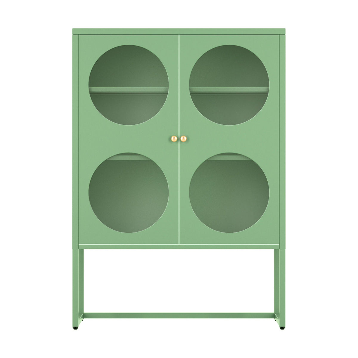 ArtissIn Buffet Sideboard Metal Cabinet - ELLA Green