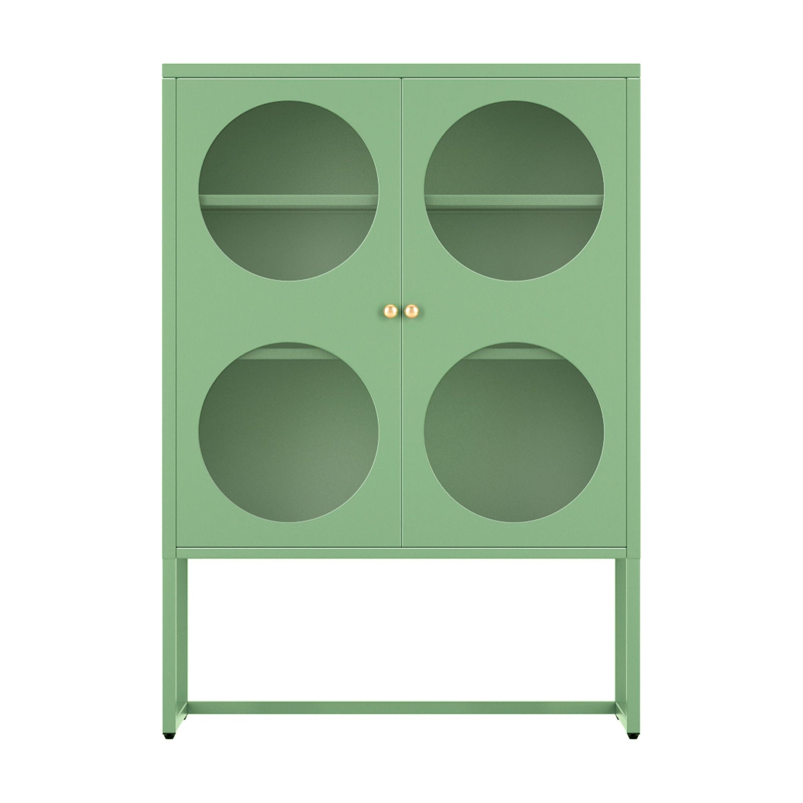 ArtissIn Buffet Sideboard Metal Cabinet - ELLA Green