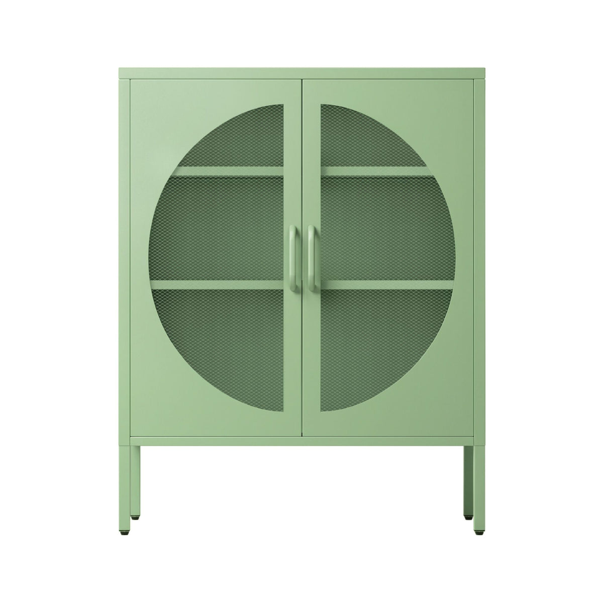 ArtissIn Buffet Sideboard Metal Cabinet - ELSA Green
