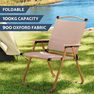 3pc Camping Table & Chair Set | Folding Aluminium | Portable Picnic Outdoor
