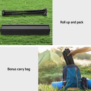 3pc Camping Table & Chair Set | Folding Aluminium | Portable Picnic Outdoor