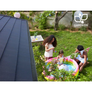 Gardeon Gutter Guard | Aluminium Mesh | 60M | 100x20cm | Black