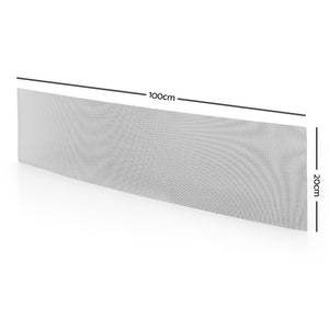Gardeon Gutter Guard | Aluminium Mesh | 30M | 100x20cm | Silver