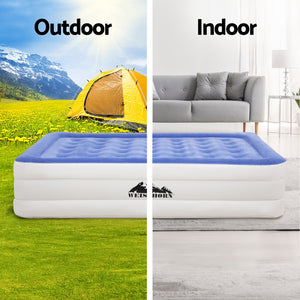 Air Mattress Queen | 46cm Inflatable Cube Bed