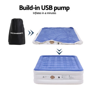 Air Mattress Queen | 46cm Inflatable Cube Bed