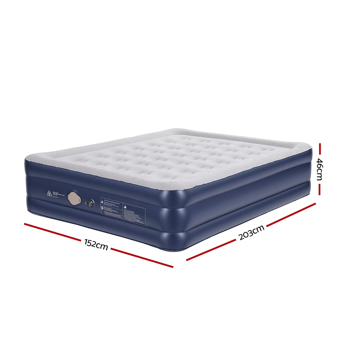 Queen Air Mattress | Inflatable Bed 46cm Height | Portable Air Bed