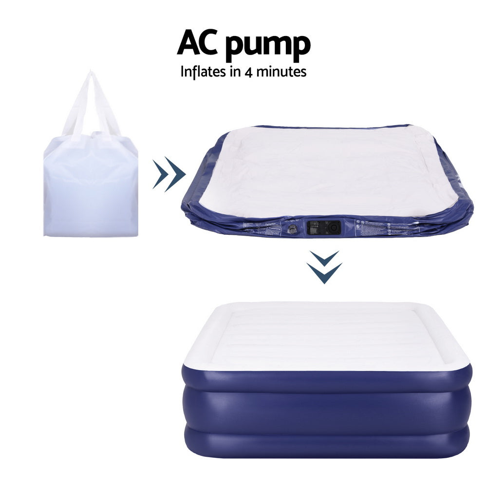 Air Mattress Queen | Inflatable Bed | 51cm Height