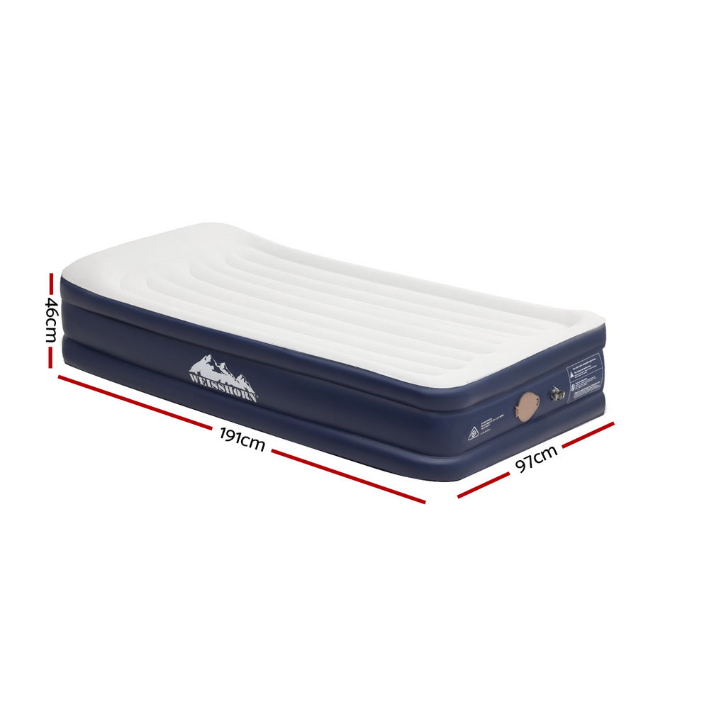 Air Mattress Single | Inflatable Bed | 46cm | Grey