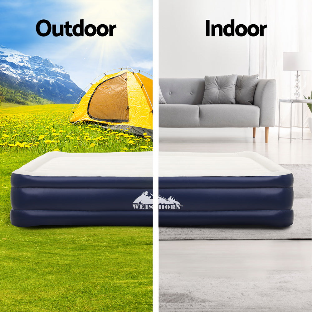 Air Mattress Single | Inflatable Bed | 46cm | Grey