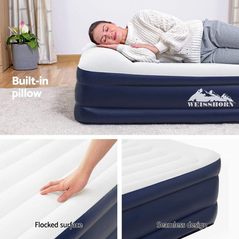 Air Mattress Single | Inflatable Bed | 46cm | Grey