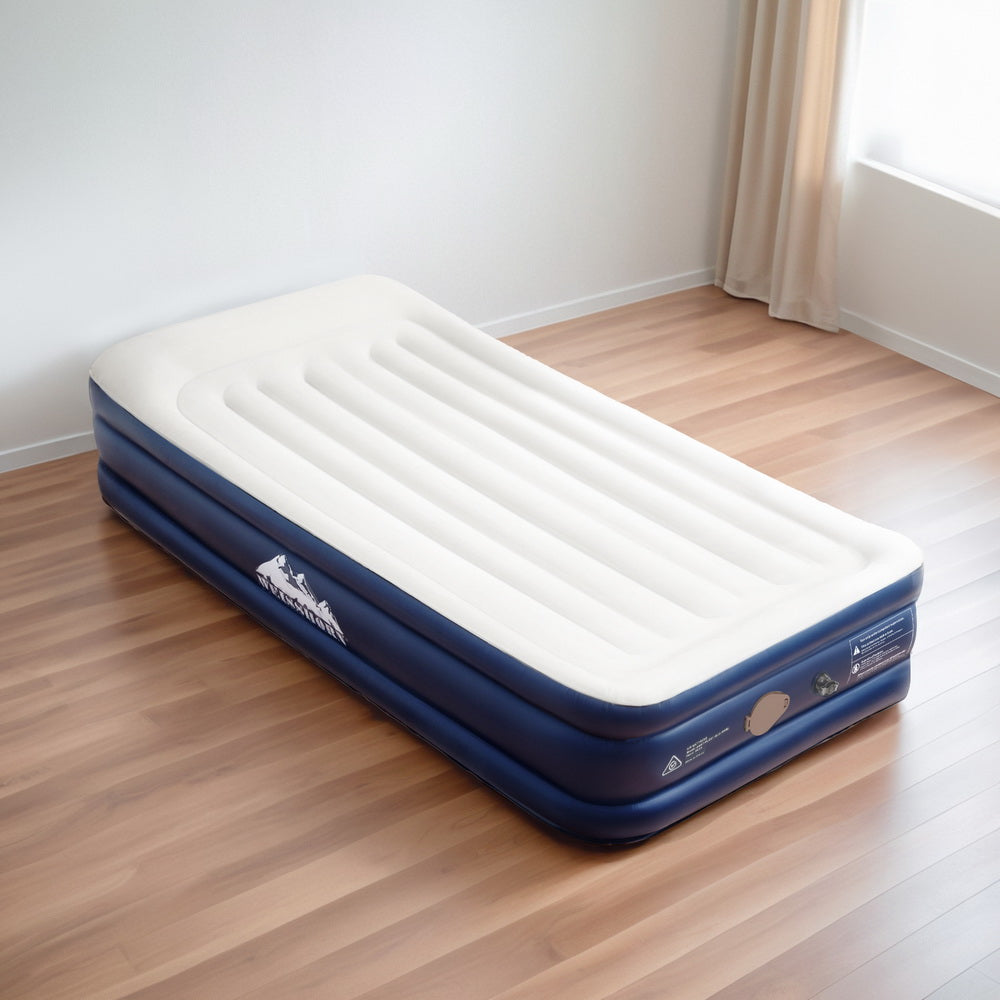Air Mattress Single | Inflatable Bed | 46cm | Grey