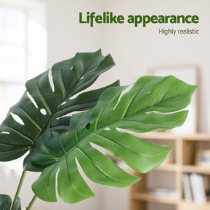 Artificial Monstera Tree 140cm | Lifelike Faux Plant | Indoor Decor