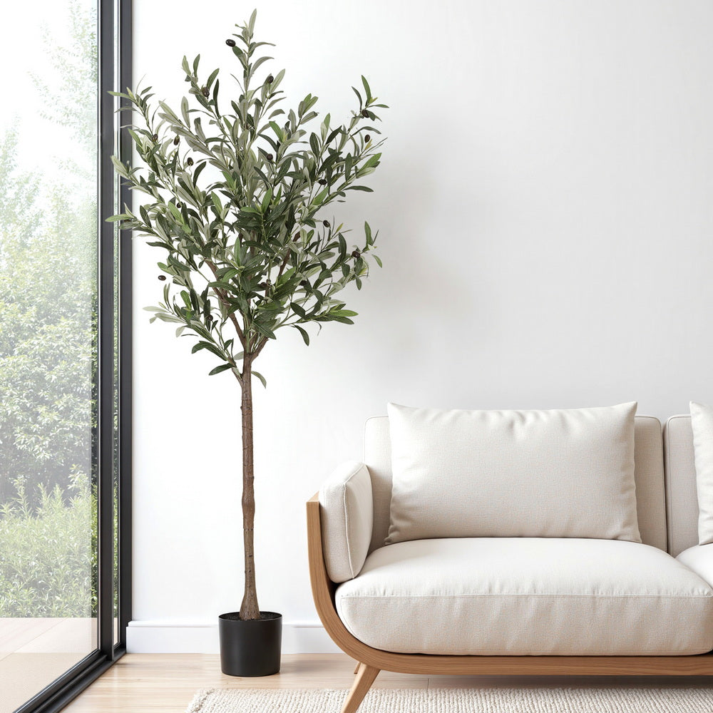 Artificial Olive Tree 155cm | Lifelike Faux Plant | Indoor Decor