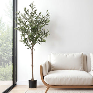Artificial Olive Tree 155cm | Lifelike Faux Plant | Indoor Decor