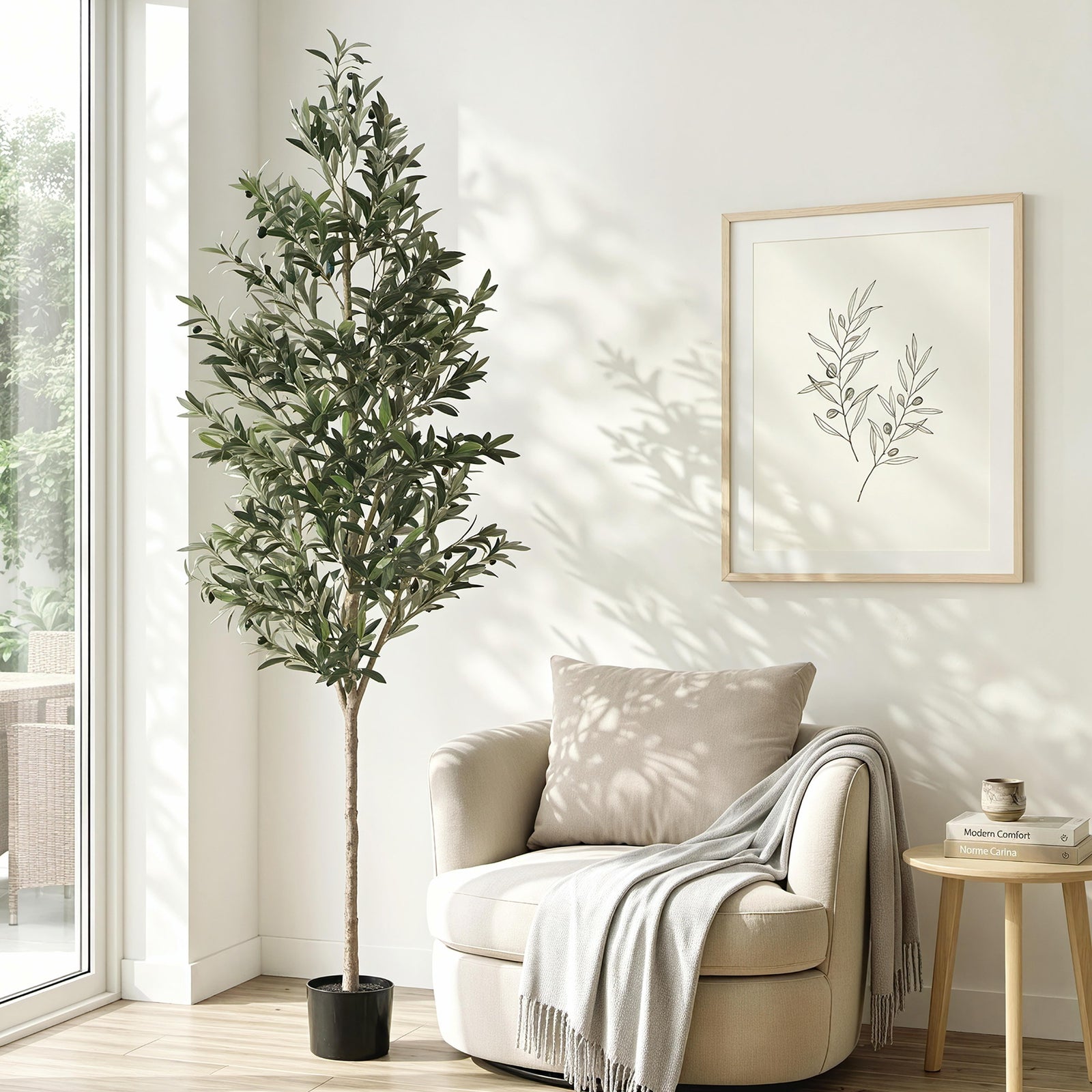 Artificial Olive Tree | 210cm | Indoor Faux Plant