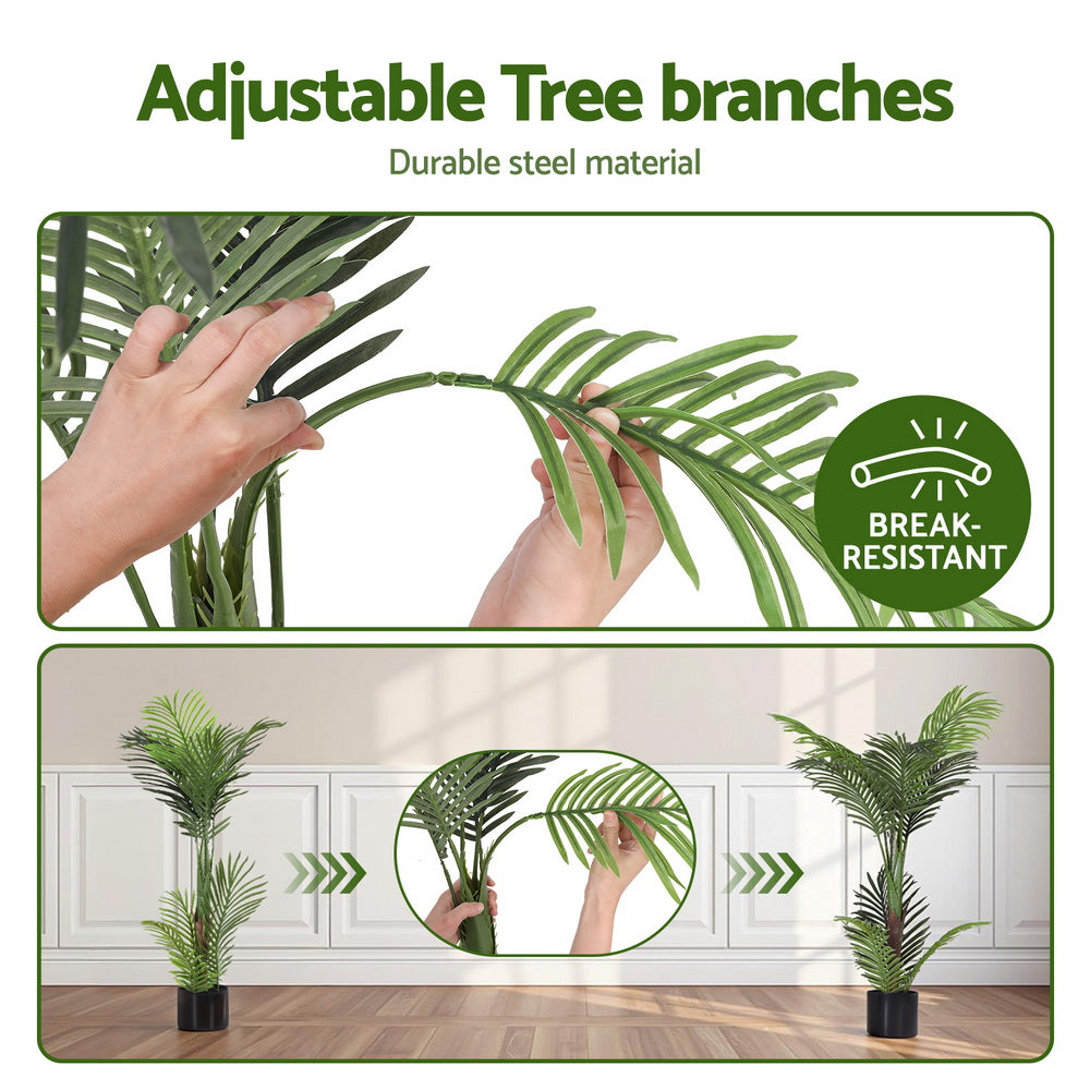 Artificial Palm Tree 100cm | Lifelike Faux Plant | Indoor Decor
