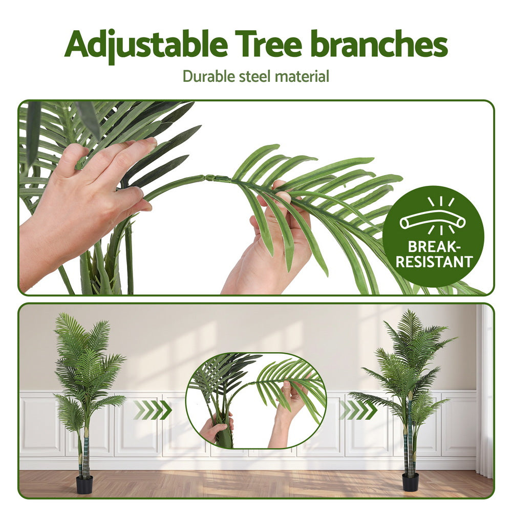 Artificial Palm Tree 180cm | Lifelike Faux Plant | Indoor Decor | 1.8m