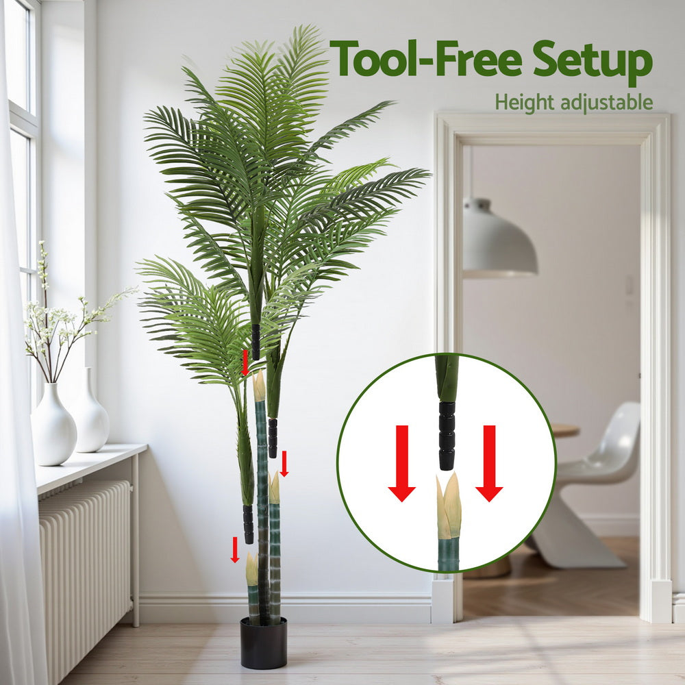 Artificial Palm Tree 180cm | Lifelike Faux Plant | Indoor Decor | 1.8m