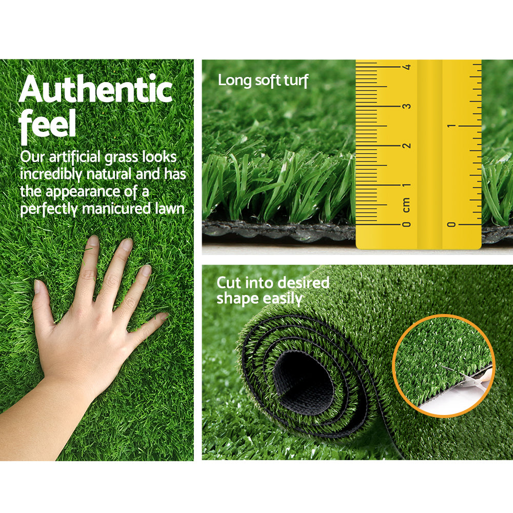 Primeturf Artificial Grass | Synthetic | 20SQM Fake Lawn | 17mm | 1X10M