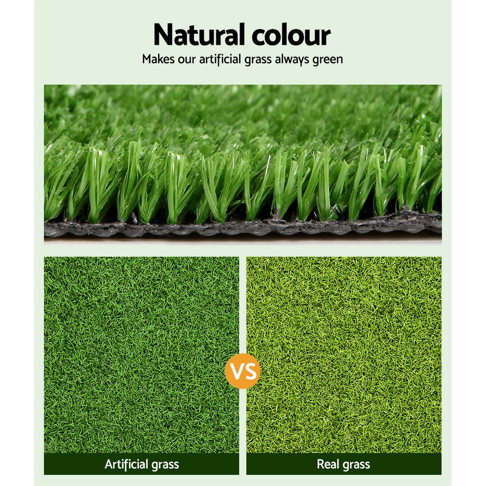 Primeturf 1x20m Artificial Grass | Synthetic Fake | 20SQM Turf Lawn | 17mm Tape