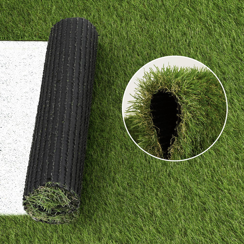 Prime Turf Artificial Grass | 35mm | 1mx10m | Synthetic Fake Lawn Turf | Plastic Plant | 4-coloured