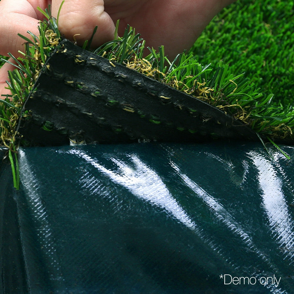 Primeturf Artificial Grass | 15cmx10m | Synthetic Self Adhesive Turf | Joining Tape | Weed Mat