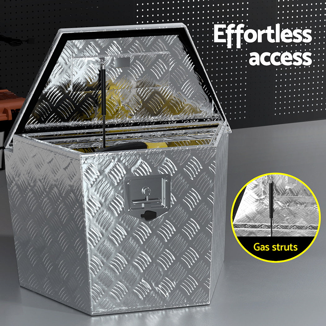 Aluminium Ute Tool Box | Storage Lock Box | Ute Trailer Vehicle Truck