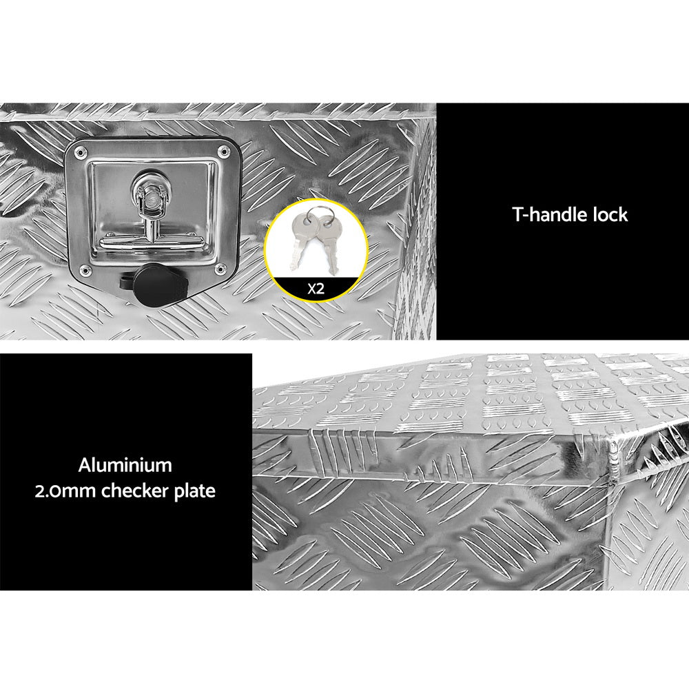 Aluminium Ute Tool Box | Storage Lock Box | Ute Trailer Vehicle Truck