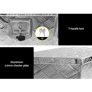 Aluminium Ute Tool Box | Storage Lock Box | Ute Trailer Vehicle Truck