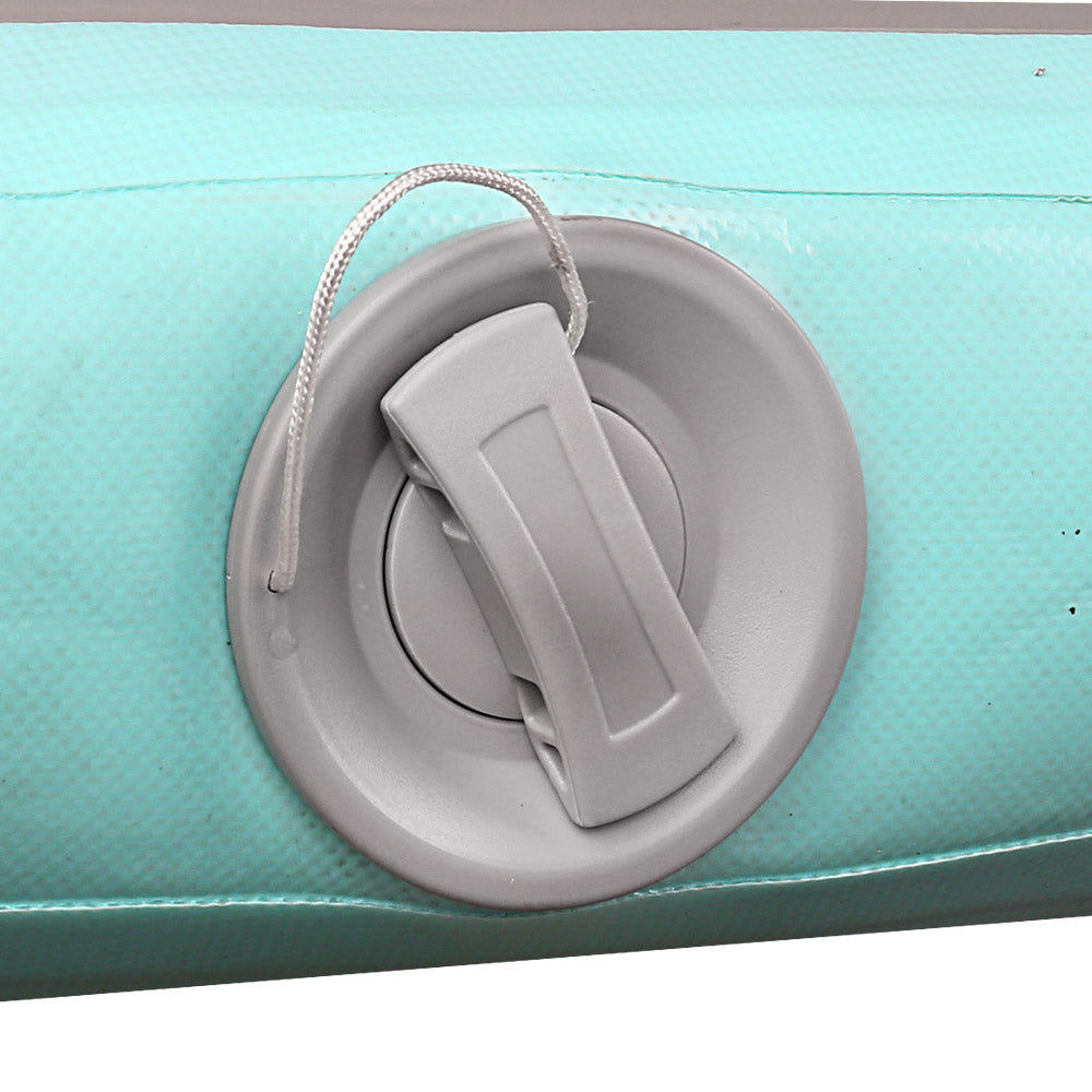Everfit 3m x 1m Air Track Mat | Gymnastic Tumbling | Mint Green and Grey