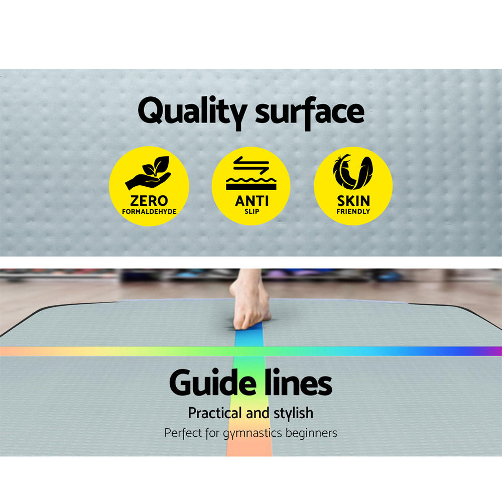 Everfit 5X1M Air Track | Inflatable Tumbling Mat | Gymnastics | Yoga Mat