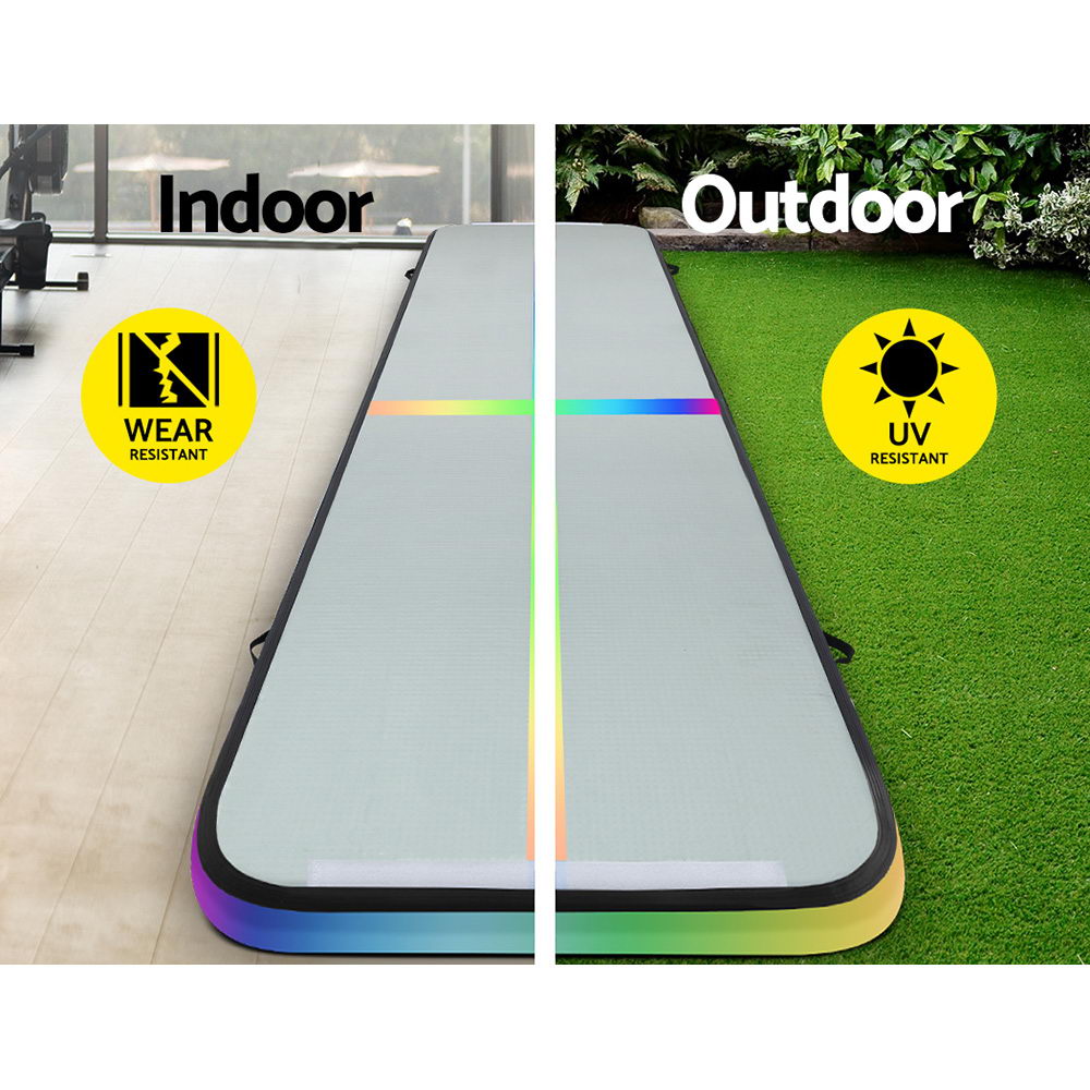 Everfit 5X1M Air Track | Inflatable Tumbling Mat | Gymnastics | Yoga Mat