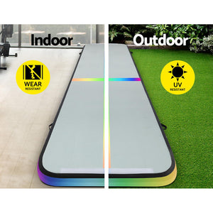 Everfit 5X1M Air Track | Inflatable Tumbling Mat | Gymnastics | Yoga Mat