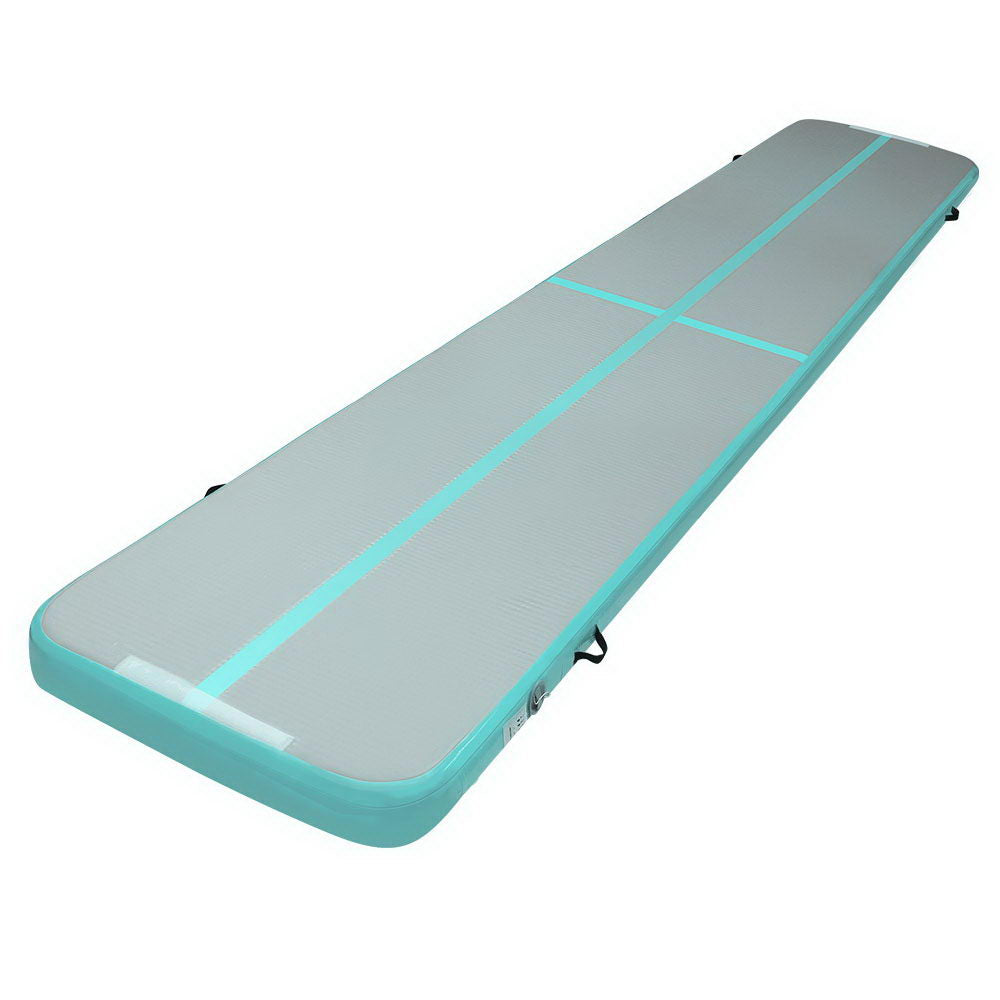 Everfit GoFun 5X1M Inflatable Air Track Mat | Tumbling Floor | Home Gymnastics | Green