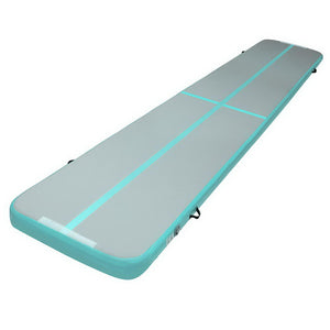 Everfit GoFun 5X1M Inflatable Air Track Mat | Tumbling Floor | Home Gymnastics | Green
